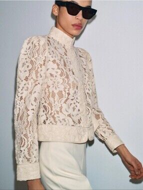 ZARA  LACE BLAZER Jacket